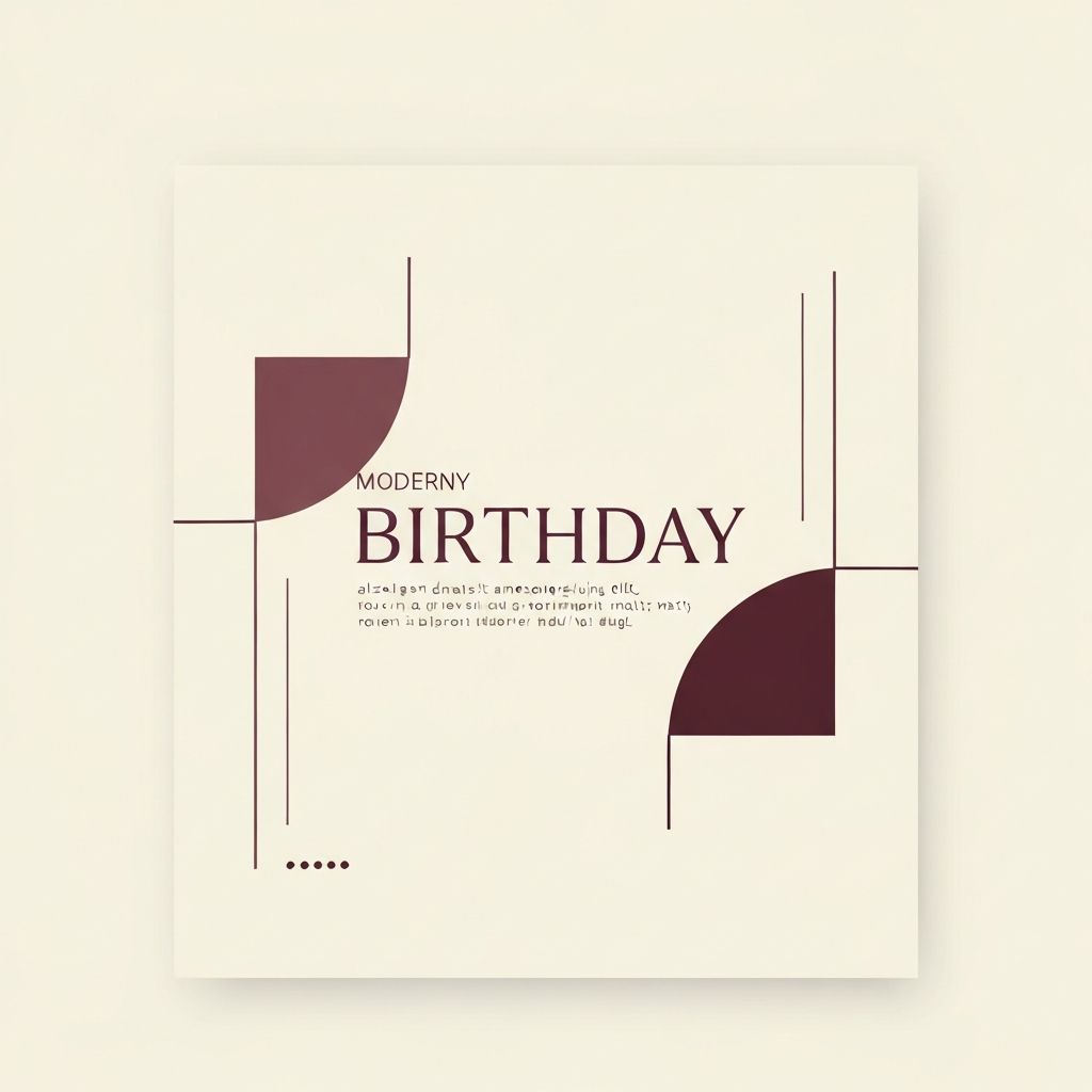 Birthday invitation design